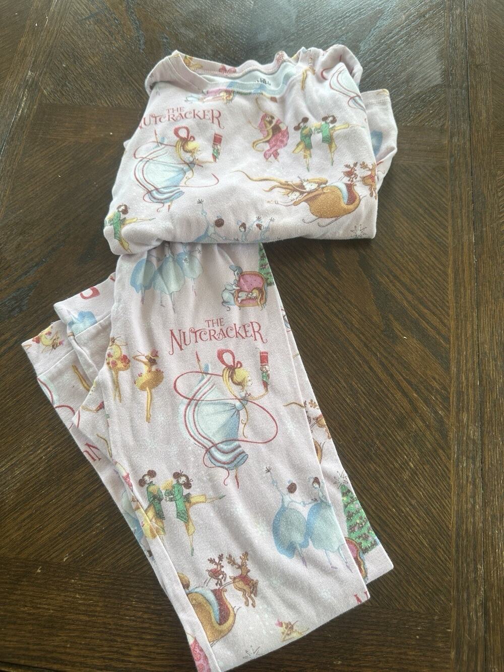 Books to Bed Hatley 2pc Pajamas Nutcracker Christmas Story Size 10